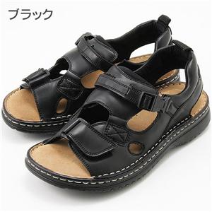 超軽量 セレブリティサンダル GI702 ブラック S(24.0-24.5cm)