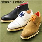 Rubare il cuore(ルバールイルクオレ) トラカジ　レザードレスシューズ 87004／ストレートチップ　ベージュ 26.0