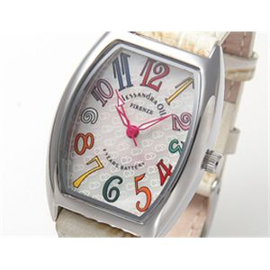 Alessandra Olla(アレッサンドラ・オーラ) レザーウォッチ AO-85/アイボリー