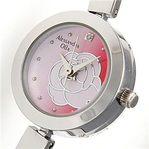 Alessandra olla(アレッサンドラ・オーラ) バングルウォッチ AO-ROSEレッド