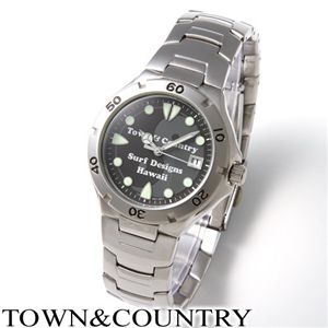 TOWN&COUNTRY(タウン&カントリー) メンズ ブレスウォッチ TC-1