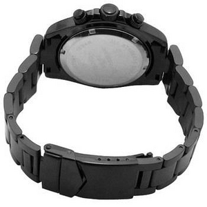 DANIEL MULLER(ダニエルミュラー) ステンレス メンズウォッチ クロノグラフ ステンレス DM-1001BK ブラック