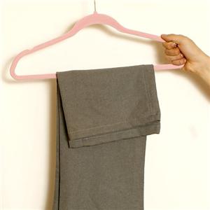 すべりにくいスリムハンガー10本組 グレー