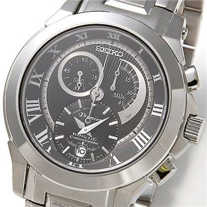 SEIKO(セイコー) キネティック ブレスクロノ ブラック