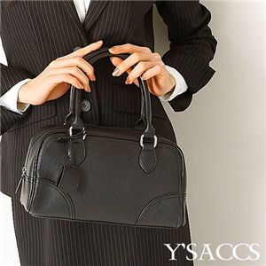 SACSNY Y'SACCS(サクスニー イザック) ウォッチチャーム付フェイクレザーミニボストン