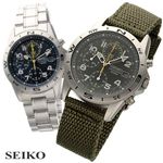 SEIKO(セイコー) ミリタリークロノ SND379P／ネイビー・ブレス