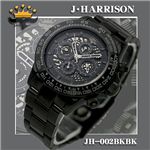 J.HARRISON(ジョン・ハリソン) オートマ ブレスウォッチ JH-002 ブラック