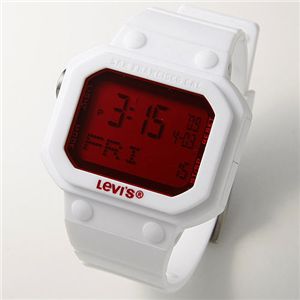 Levi\'s(リーバイス) デジタルラバーウォッチ LTB1301/ホワイト