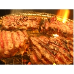 亀山社中 タレ漬け焼肉 計2kgセット【華咲カタロースタレ漬け400g×3、華咲ハラミタレ漬け400g×2 、ハサミ1本】