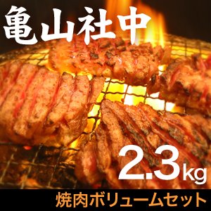 亀山社中 焼肉ボリュームセット【2.3kg】