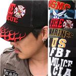 �A�����J���ꕔ�� 3D���̎h�J�L���b�v�@�@���b�V���^�C�v�@FBI