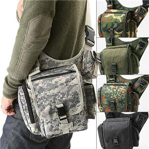 アメリカ軍 2WAY 8ポケット 防水ボディーバッグ 1541 ウッドランドカモ