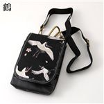 和柄シザーバッグ　CM-05　鶴