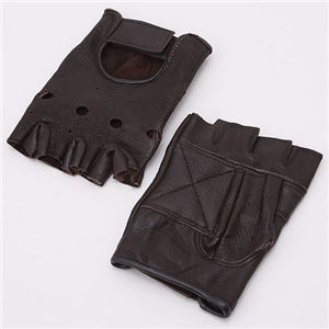 ドライビングレザーグローブ ブラウン Sサイズ