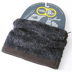 スペイン製『BUFF』撥水透湿POLARTEC使用多目的ヘッドスカーフ グレー