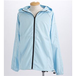 ハイクオリティタフターマウンテンパーカー サックス F(L)サイズサイズ