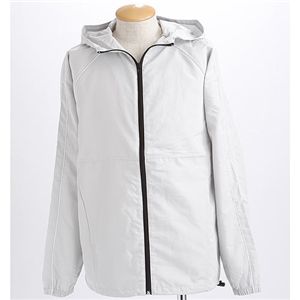 ハイクオリティタフターマウンテンパーカー シルバーグレー JLサイズサイズ