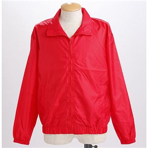 フルジップウィンドーブレーカーブルゾン レッド F(L)