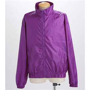 フルジップウィンドーブレーカーブルゾン パープル F(L)