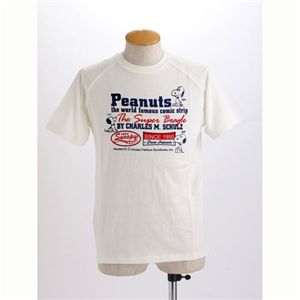 PEANUTS スヌーピー半袖ヴィンテージプリントTシャツ B柄 ホワイト Mサイズ