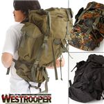 WESTROOPER(ウエストルーパー) 75L 大型防水リュックサック ブラック