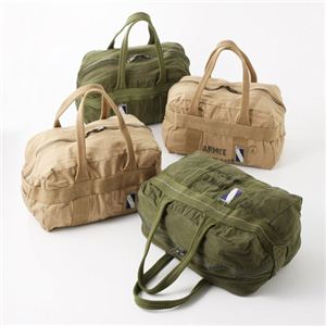 フランス空軍パラシュートバック復刻番 【プリント】オリーブ