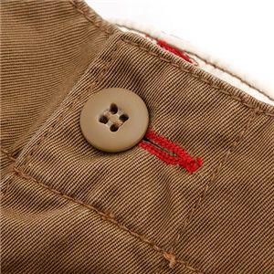 サスペンダー付きペインターパンツ ブラウンベージュXL