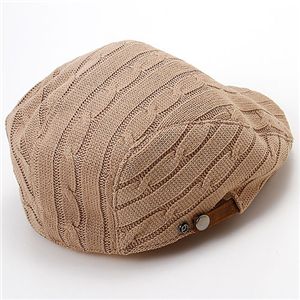 ニットハンチングキャップ OZ-1045 ベージュ