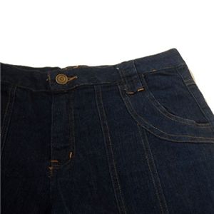 ブーツカット ストレッチデニム美脚パンツ ブルー 70