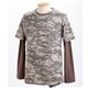 ドライクール ナイスカモフラ半袖Tシャツ&ロングTシャツ2枚 セット ACU XL