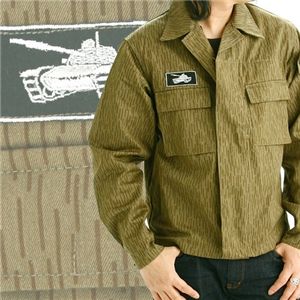 東ドイツ軍放出 戦車搭乗員レインカモジャケットデットストック M