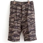アメリカ軍BDUクロップドカーゴパンツ ブラックタイガーリップストップ S