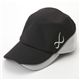 CW-X UVカットドレープCAP ブラック×グレー