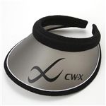 CW-X UVカット差込型バイザー ブラック