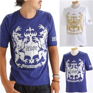 「ZEKOO」5分袖Tシャツ ミッドナイトブルーM