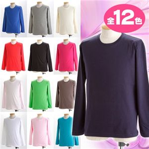 ユニセックス長袖Tシャツ L ヘザーグレー