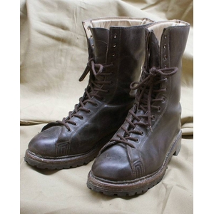 イタリア軍放出 パラトルーパーレザーブーツブラウン中古 45(約29cm)