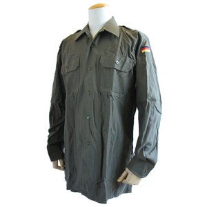 ドイツ軍放出　BW フィールドシャツ　JS001NN　ＧＲ．3（Ｌ）【デットストック】