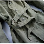 フランスWW2(第二次世界大戦)モーターサイクルオーバーコート JC005NN L相当 【中古】