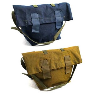 デンマーク軍放出 メッセンジャーバック ナイロン BS077ND ネイビー染め 【デットストック】【未使用】