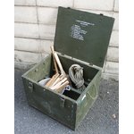 フランス軍放出 F1テントボックス ウッド BX100UN 【中古】