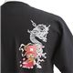 むかしむかし ワンピースコレクション 和柄半袖Tシャツ S-2438/チョッパー双龍 黒