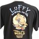 むかしむかし ワンピースコレクション 和柄半袖Tシャツ S-2439/布袋ルフィ 黒