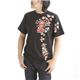 むかしむかし ワンピースコレクション 和柄半袖Tシャツ S-2441/チョッパー弁財天 黒