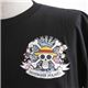 むかしむかし ワンピースコレクション 和柄半袖Tシャツ S-2449/麦わらパイレーツ 黒