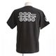 むかしむかし ワンピースコレクション 和柄半袖Tシャツ S-2450/家紋海賊旗 黒