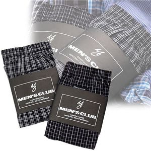 MEN’S CLUB 先染チェック トランクス LL