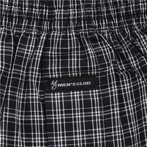 MEN’S CLUB 先染チェック トランクス LL