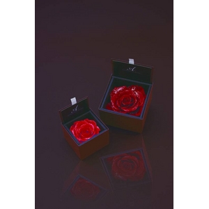 【母の日ギフト5月5日まで】AMOROSA(アモローサ) ダイヤモンドローズBOX レッド×茶BOX