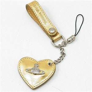 Vivienne Westwood フォトブックキーホルダー/ハートストラップ Gold 4186V
